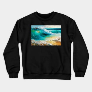 Bursting wave Crewneck Sweatshirt